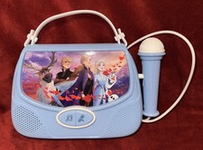Frozen II Disney Sing Along Boombox Can Connect MP3, Microphone- Works Great 