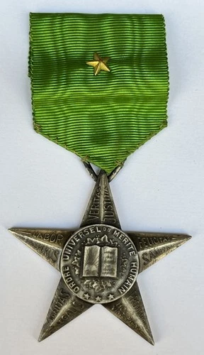 MEDAILLE ASSOCIATIVE FRANCAISE : ORDRE UNIVERSELLE DU MERITE HUMAIN @ MEDAL