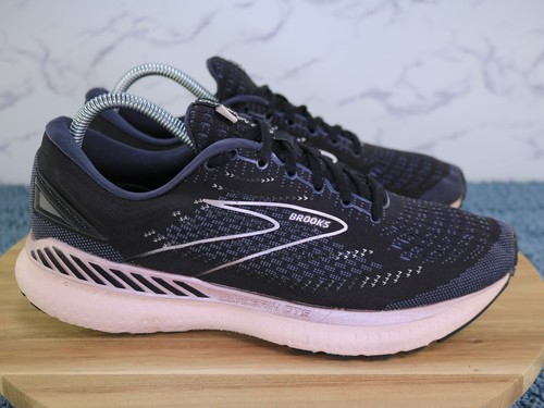Brooks Glycerin GTS 19 Black Pink Athletic Running Shoe 1203441B074 Women Sz 11B - Picture 13 of 24