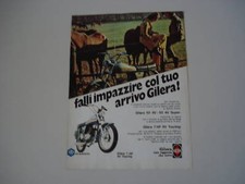 advertising Pubblicità 1973 MOTO GILERA 7 HP 5V TOURING