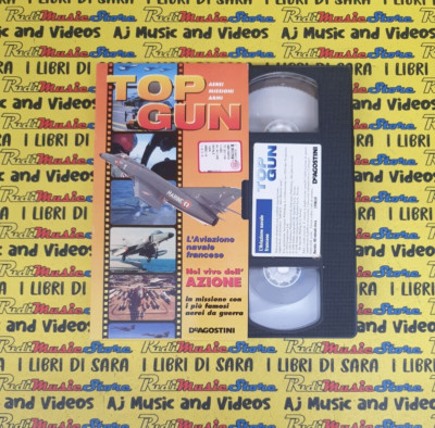 VHS Karton TOP GUN L'AVIAZIONE NAVALE FRANÇAISE 1998 DEAGOSTINI 1TOG10 (F107)