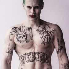 The Joker Tattoos FULL Set - Joker Temporary Tattoo Set / Suicide Squad Joker 