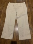 MICHAEL KORS BEIGE STRIPED CLASSIC STREIGHT WOMEN'S CAPRI PANTS SZ. 2 — photo 1