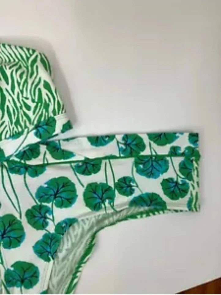 Lote de sujetador y ropa interior Diane Von Furstenberg hoja de geranio y ramita de mar talla XXS NUEVO CON ETIQUETAS Foto 4 de 4