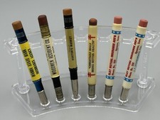 Vintage Advertising BULLET PENCIL Market SISSETON SD Christmas Seals LINCOLN NE