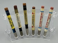 Vintage Advertising BULLET PENCIL Market SISSETON SD Christmas Seals LINCOLN NE