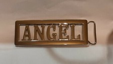 ANGEL Custom Personalized Name Belt Buckle -Put your name or word on Buckle