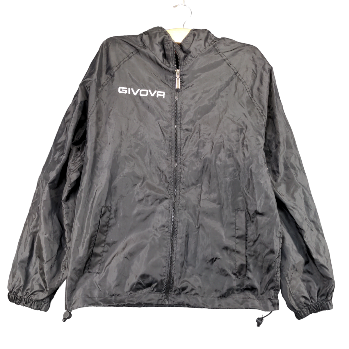 ジャケット・アウター GIOVI Givova Giovanni Acanfora Men's Windbreaker Jacket Black S Long