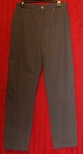 Women's Liz Claiborne Lizwear Straight Leg Dress Casual Pants Gray Size 10 NWOT