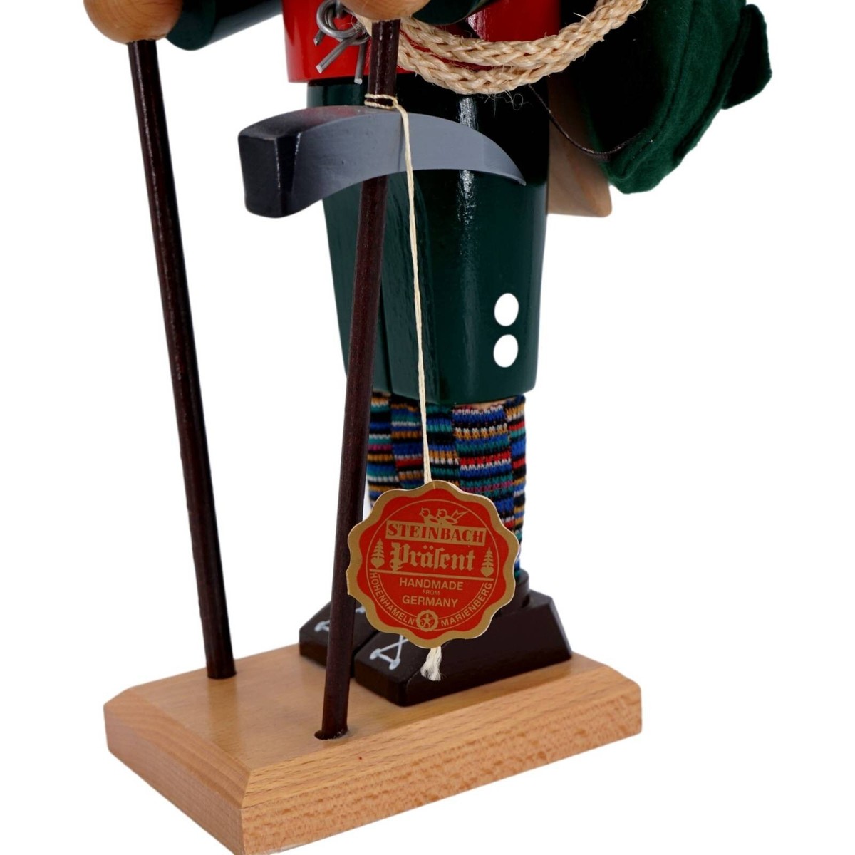 ＊handmade＊no.236  SOLD  OUT Steinbach Nutcracker Mountain Climber Ax Pick Rope S606