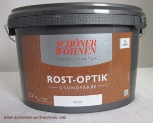 Rost-Optik Grundfarbe 2,5 l Schöner Wohnen | eBay