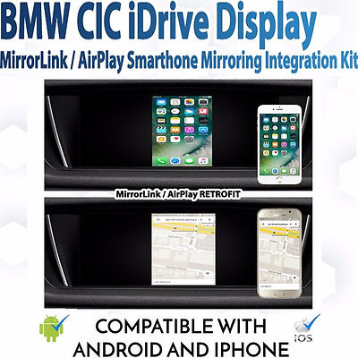 BMW CIC iDrive - Smartphone Mirroring / AirPlay retrofit for android / iPhone