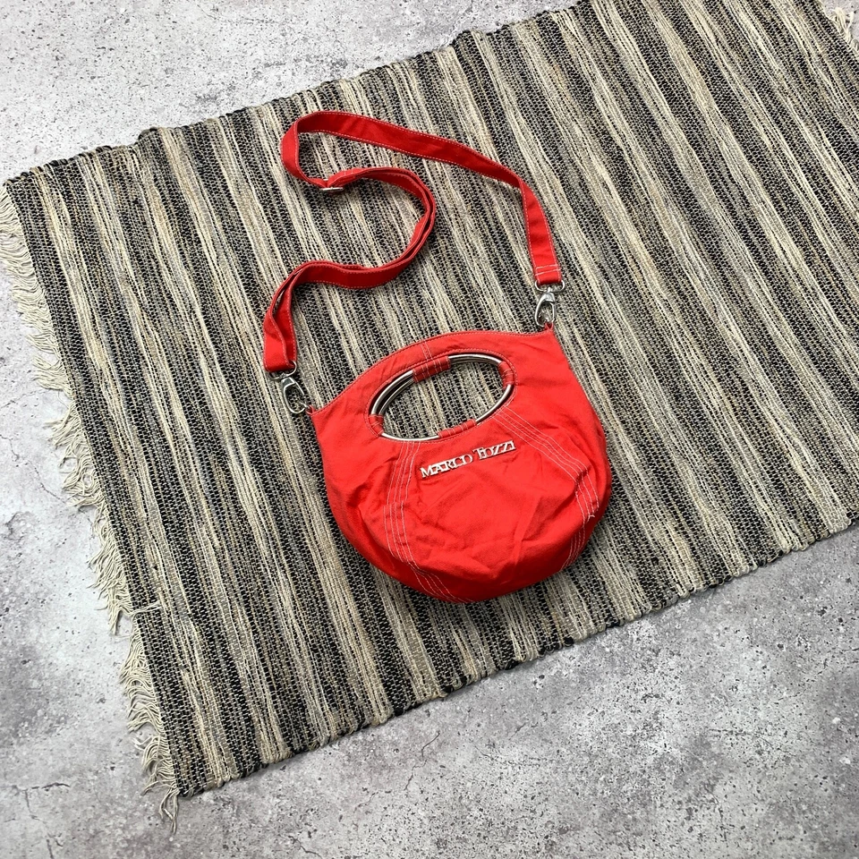 Vintage Marco Tozzi Y2K Red Handle Crossbody Shoulder Women's Bag - Image 2 of 4