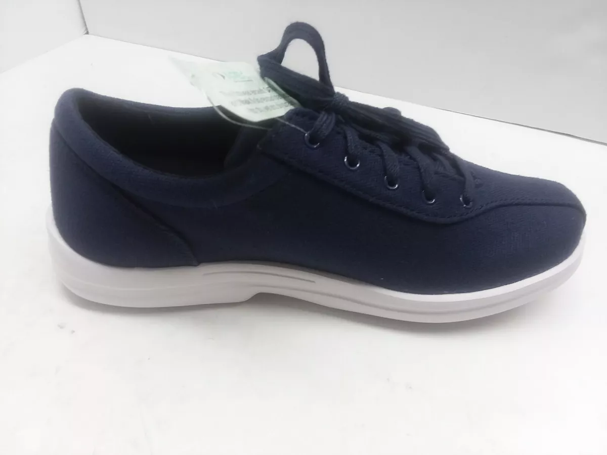Navy sale canvas sneakers