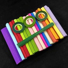 Crepe Paper Crepe Paper Rolls Flower DIY Kits with Iron Wires and Tape Crepe ...