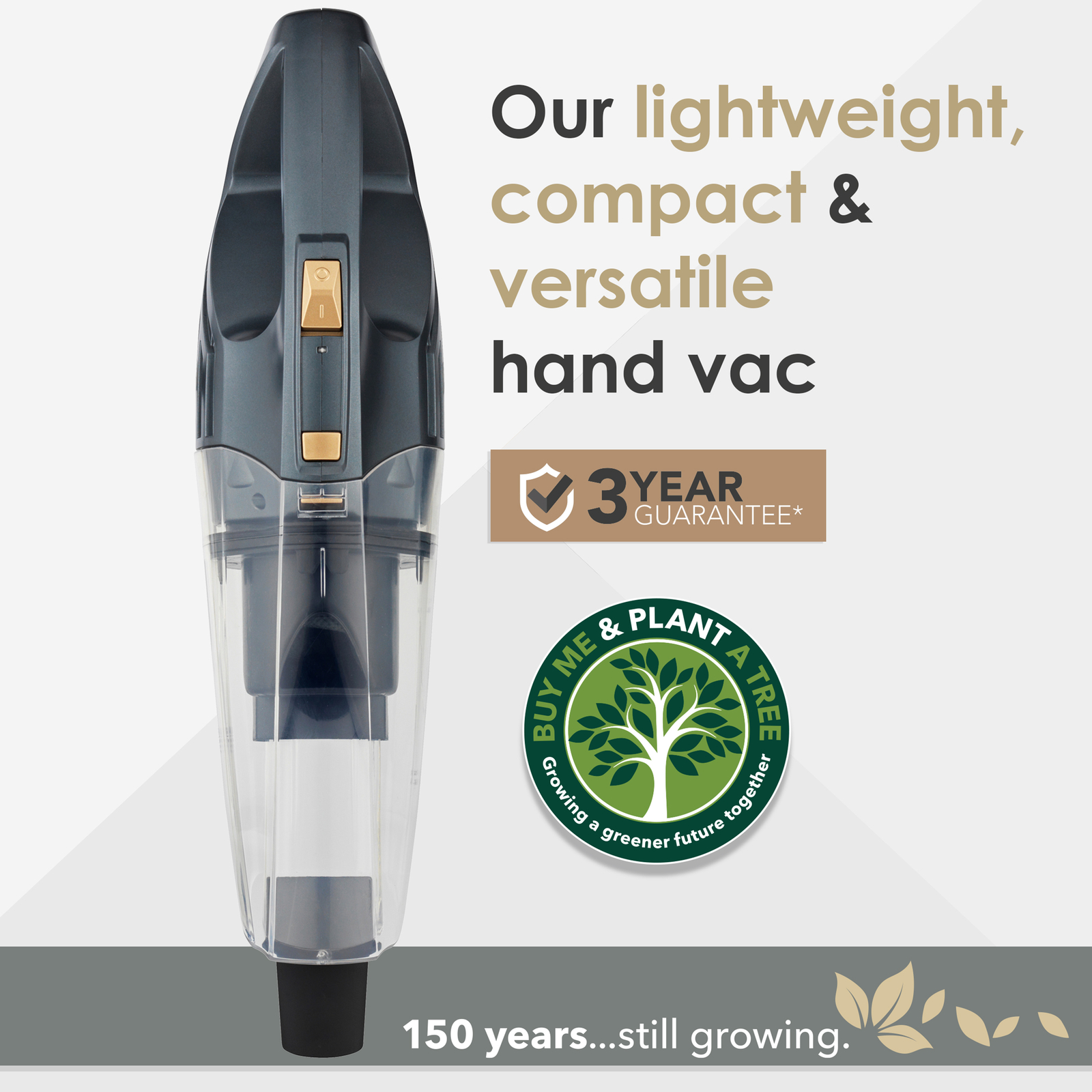 Beldray Handheld Cordless Vacuum Wet & Dry Vacuum Cleaner 7.4 V Copper