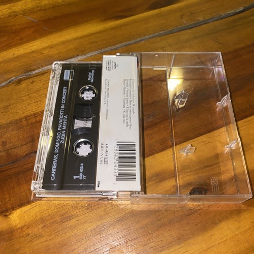 Carreras/Domingo/Pavarotti In Concert-Mehta Cassette 1990 Decca - Picture 7 of 10