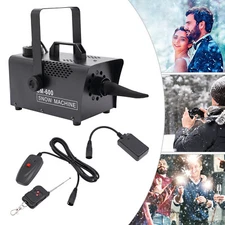 600W Snow Machine Stage Snowflake Maker for Christmas Party Snow Decor w/Remote