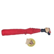 Vintage Minnie Mouse Umbrella New With Tag Red Disney