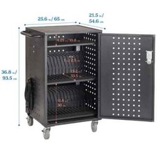 ECR4Kids 30-Bay Charging Cart, Classroom Stor...