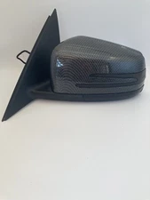Mercedes C-Class W204 Passenger Left Side Carbon Fibre  Wing Mirror 2007-2014