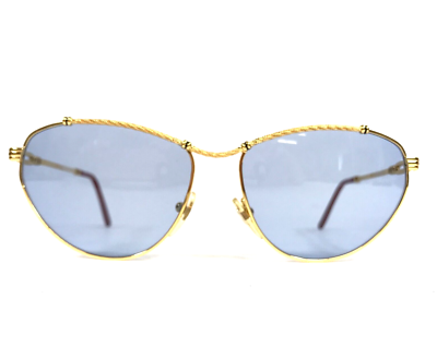 Porta Romana Sunglasses with Gold Frame and BLUE Lenses PORTA ROMANA SUNGLASSES 1233 GOLD PLATED BLUE | eBay main image 2