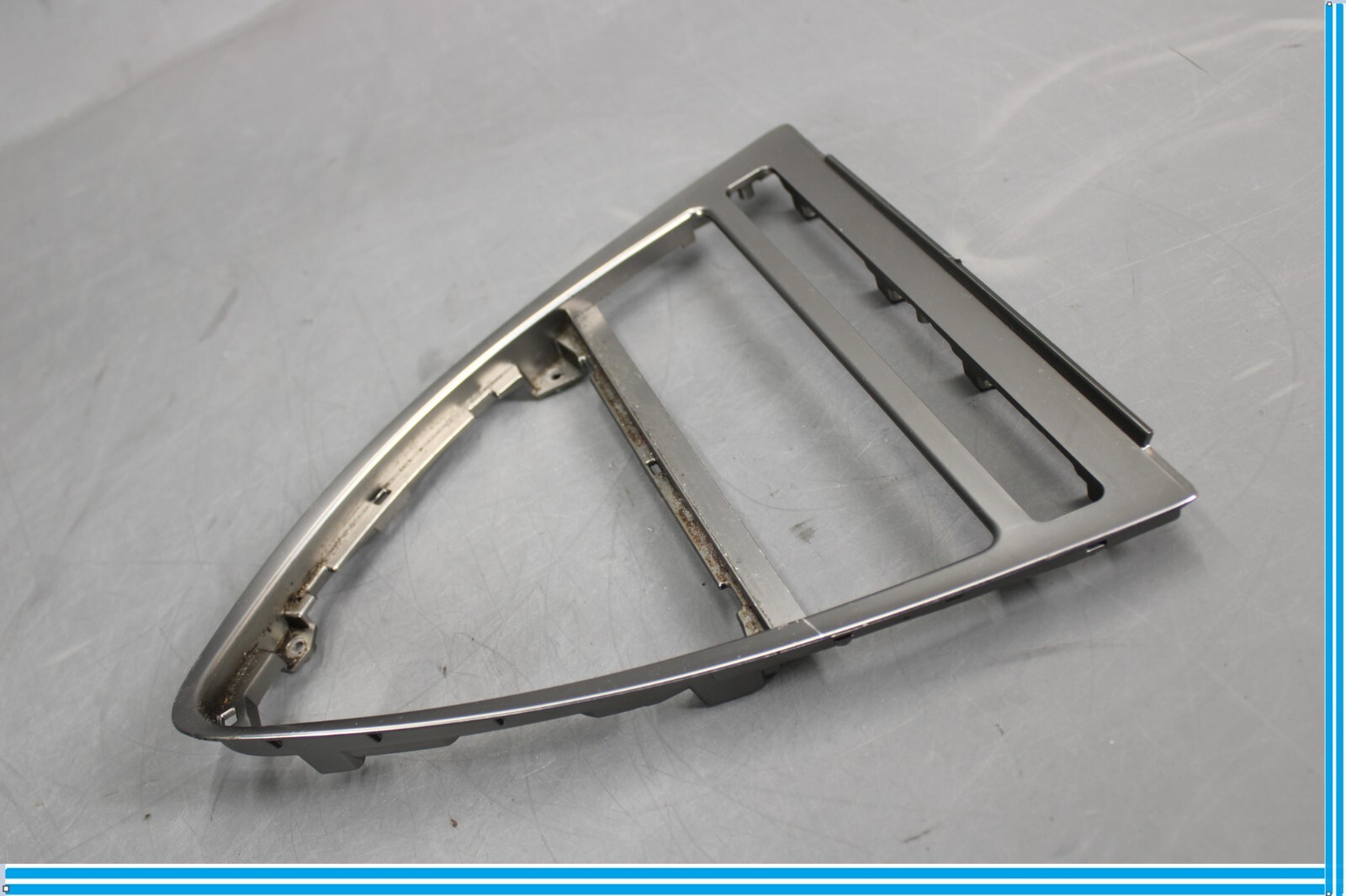 04-10 BMW 645Ci 650i Center Console Shifter Surround Dark Wood Grain Trim Oem