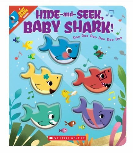 Hide-and-Seek, Baby Shark! A Baby Shark Childrens Book Hardcover BRAND NEW - Picture 3 of 4