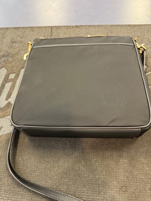 Michael Kors Jet Set Large Nylon/Leather Gabardine Messenger Bag 