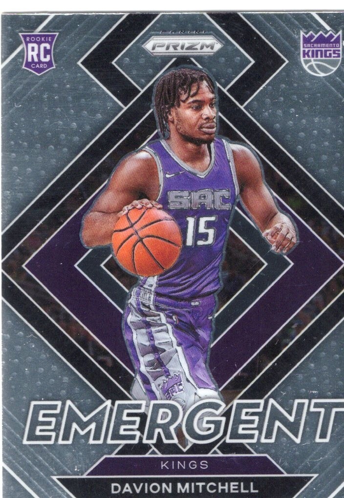 2021-22 Panini Prizm - Emergent Davion Mitchell #25 (RC)