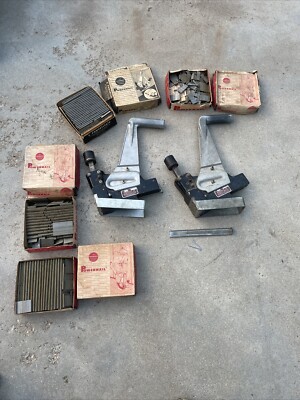 (2) Powernail 195 Flooring Nail Guns Hardwood  Floor Nailers With 4 Boxes Of Nai