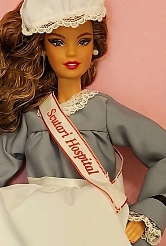 NEW Halloween -Ready Nurse Florence Nightingale Barbie Doll Outfit: No Doll