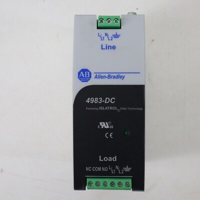 Allen Bradley 4983-DC120-03 DIN Rail Surge Filter Protective Device