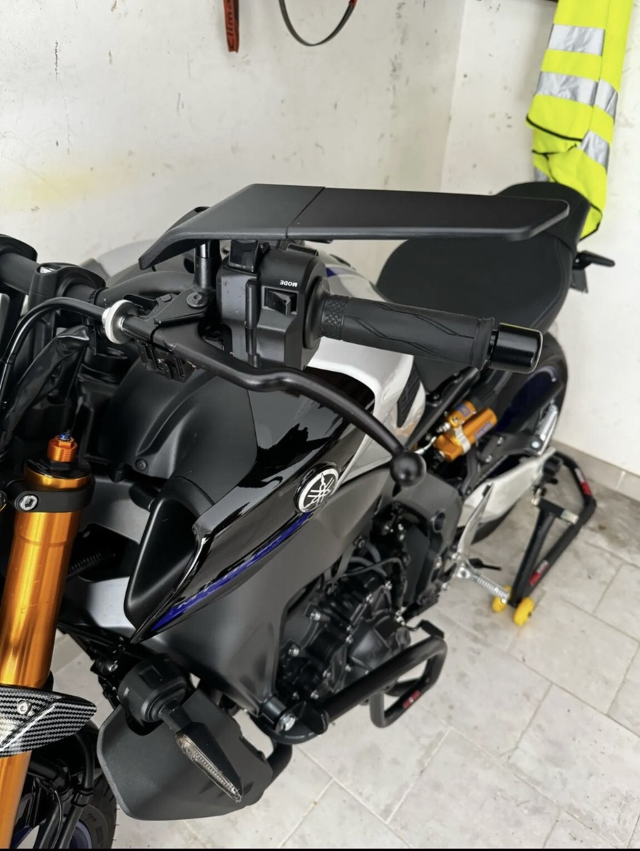 Maniglia Passeggero Per Motociclo Yamaha Ténéré 700 2019-2023 - Alluminio CNC - Nero - Foto 5