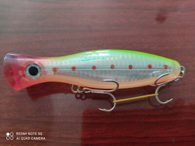 Wobbler Popper Mustad Hard Lure Big Game Wels Hecht  Haken N2  40gr. 120mm P2