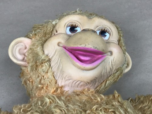 Vintage Rubber Face Plush Monkey Bim Zippy 18" AS-IS - Picture 14 of 24