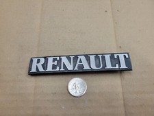 Renault Oem Metal Vintage 5.25 Emblem Badge Logo Nameplate Name Plate Insignia