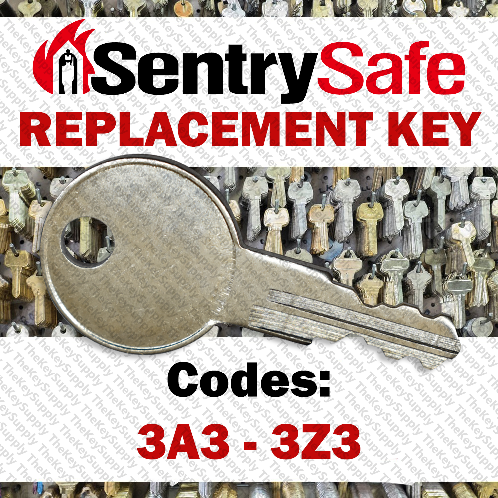 Sentry Safe Replacement Key Cut to Code 3A3 - 3Z3 *READ DESCRIPTION* | eBay