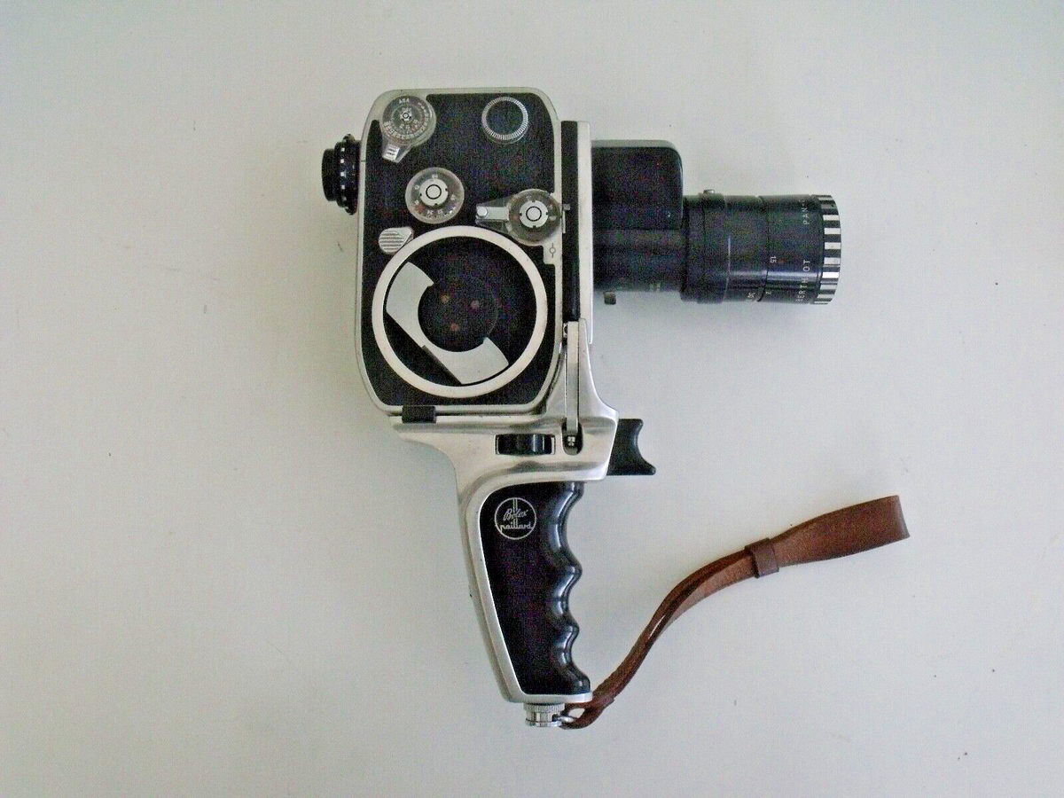 1962 Paillard Bolex P2 Zoom Reflex Movie Camera SOM Berthiot 1962 Paillard Bolex P2 Zoom Reflex Movie Camera SOM Berthiot