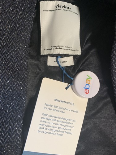 Visvim Yukata - Size 4 - Wool / Silk / Linen 2017 - Blue - eBay Authenticated - Picture 8 of 14