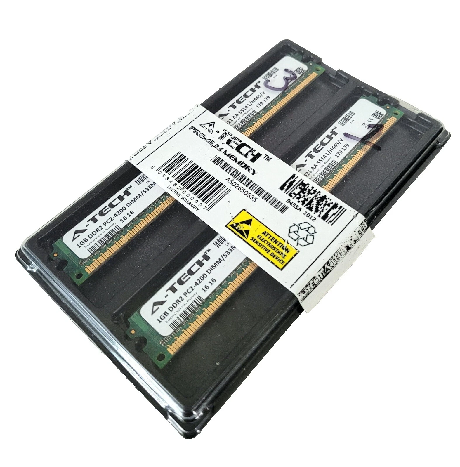 Computer RAM 1 GB Capacity per Module 2 Modules