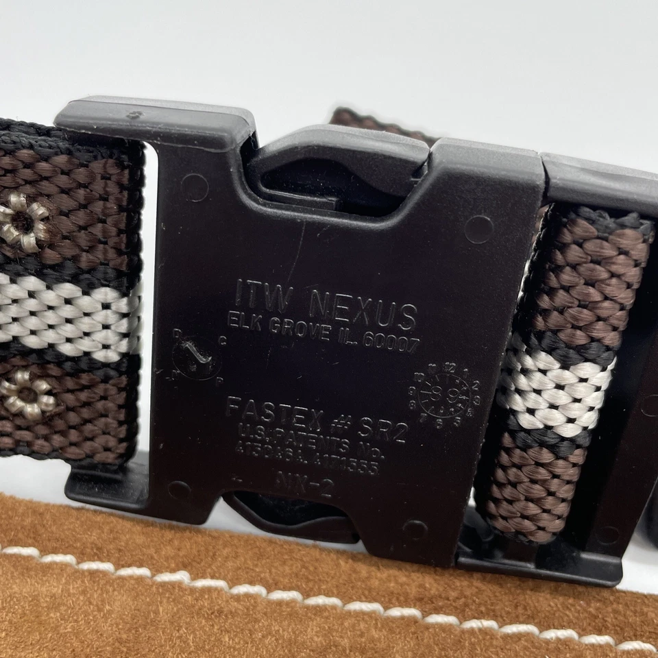 Vtg Nicholas Heavy Split Cowhide Handyman Leather Tool Belt 493X Pouch Carpenter - Image 3 of 4