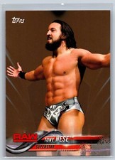 2018 Topps WWE Tony Nese Bronze Parallel #92