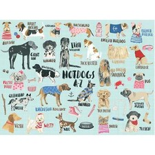 Image of Mudpuppy Hot Dogs A-Z Jigsaw Puzzle 1000 Pieces