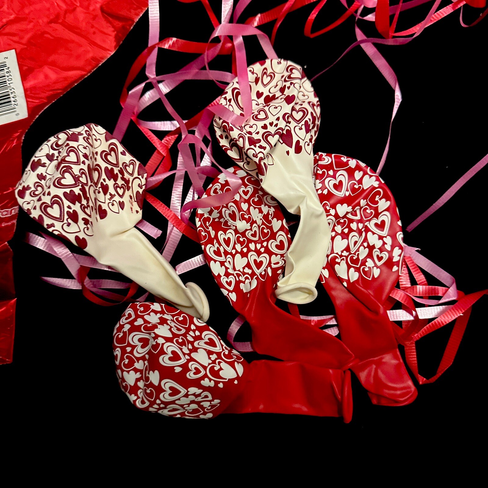 Valentine’s Day I Love You Balloon Bouquet W/ Jumbo 36” Foil Mylar & Teddy Bear