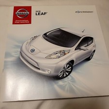 2016 Nissan Leaf Catalog Zero Emission EV Electric Battery Range