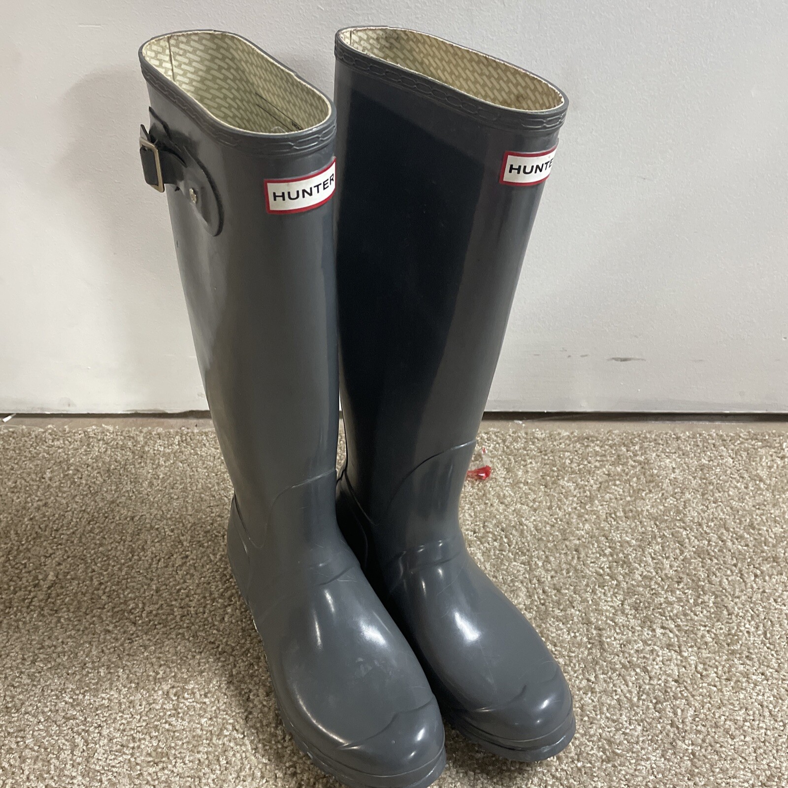 Hunter Womens Gloss W23616 Gray 