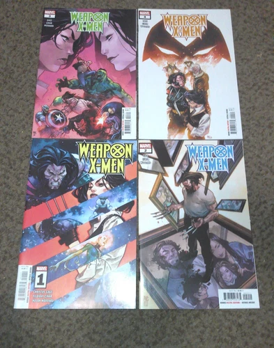 LOT OF 4 WEAPON X-MEN 1 2 3 4 COMPLETE SET - MARVEL 2024 - NEAR MINT+