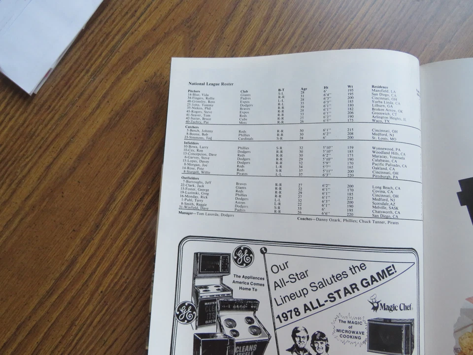 1978 All-Star Game From San Diego Std.(72 Pgs) & 1978 All-Star Gallery(55 Pgs) - Image 4 of 4