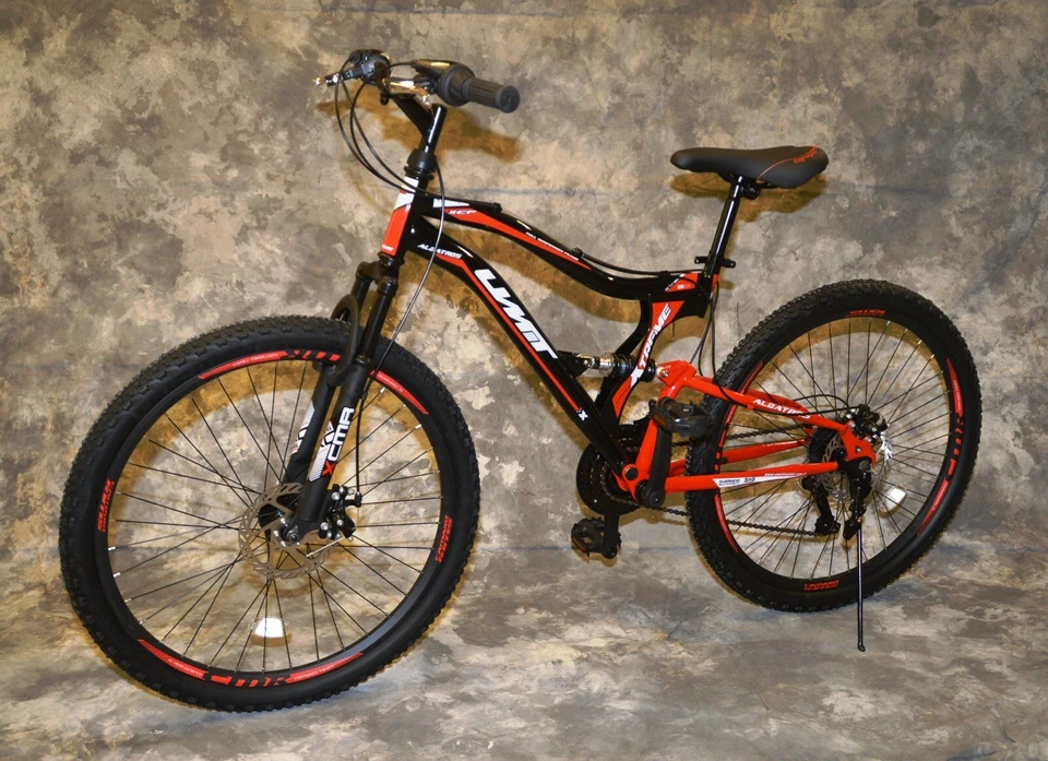 26 Zoll MTB VOLLGEFEDERT mit 21-GANG SHIMANO & SCHEIBENBREMSEN NEU 2659--ROT - Bild 4 von 4